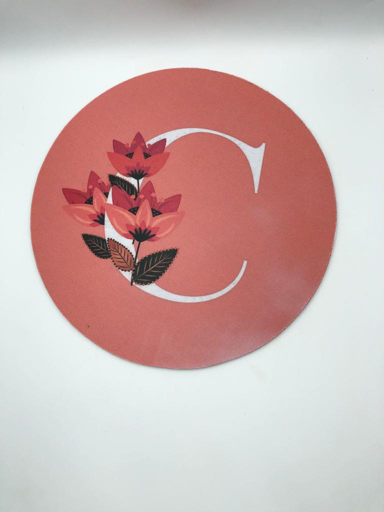 Mousepad inicial redondo