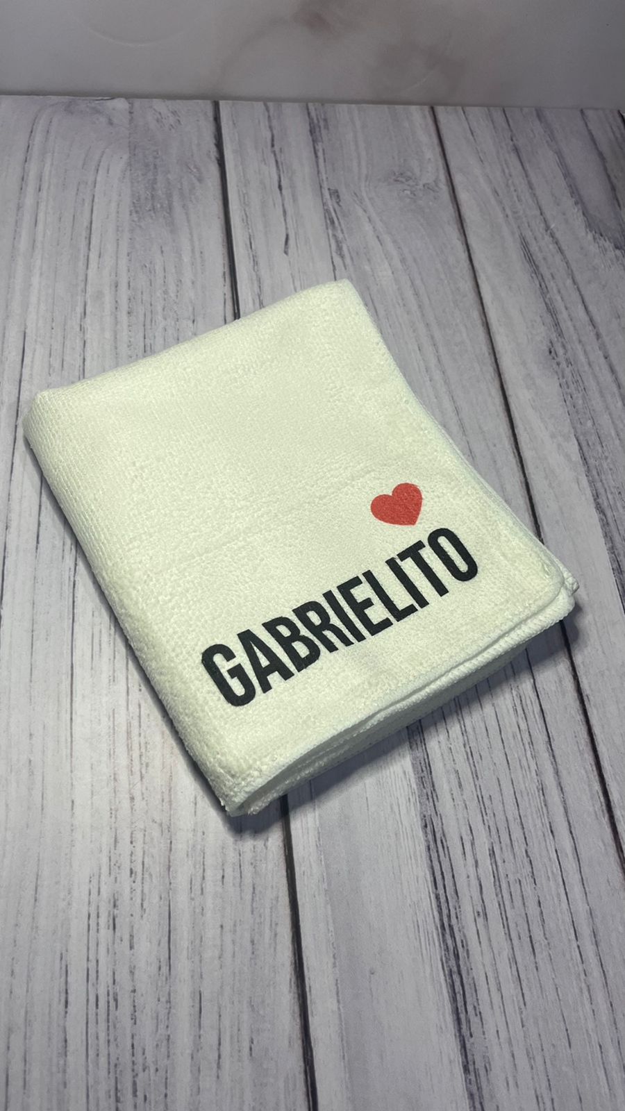 Toalla personalizada