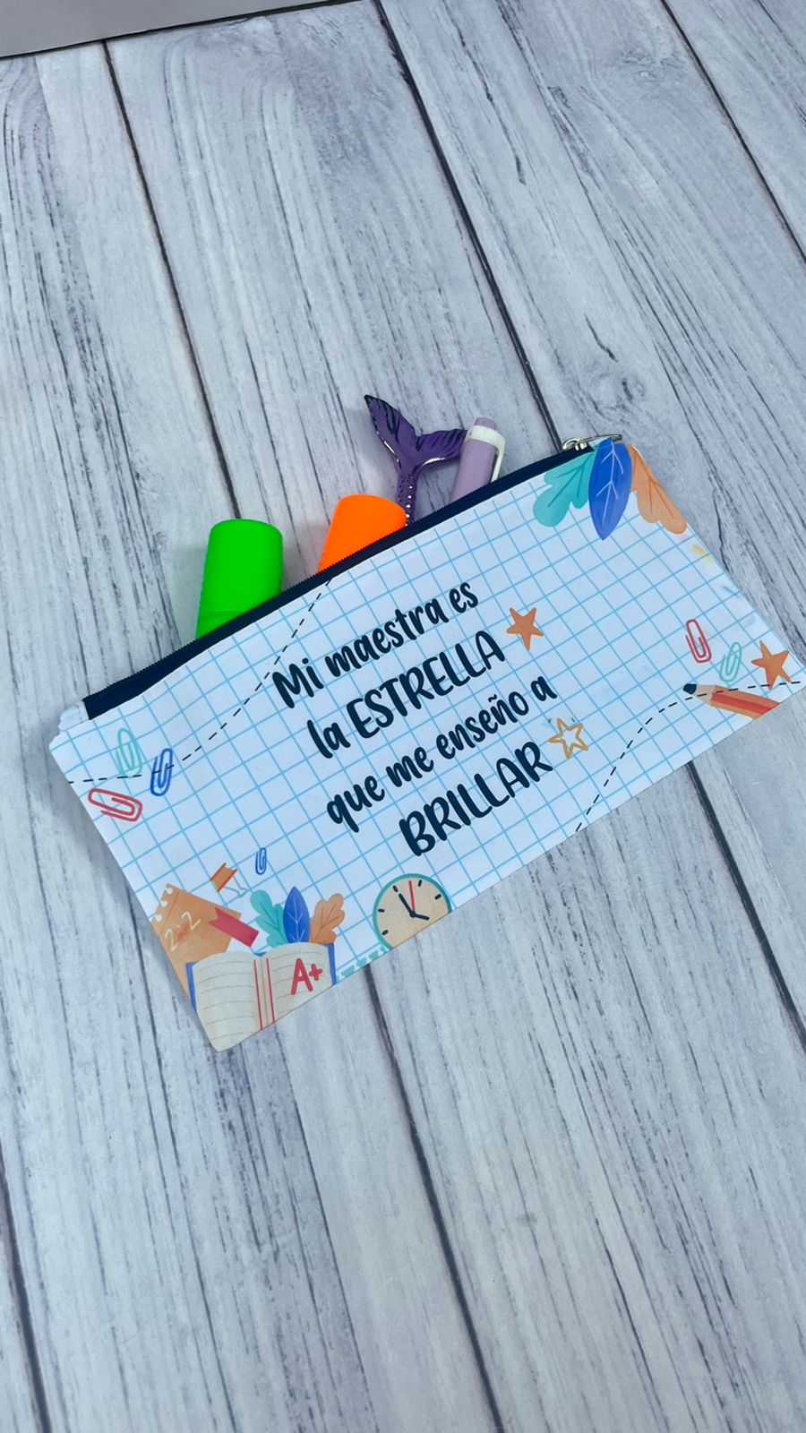 Estuche de tela personalizado