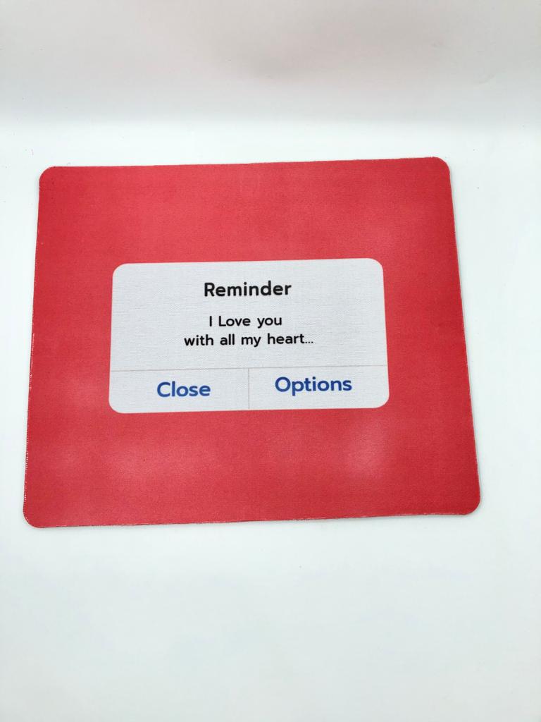 Mousepad reminder rectangular