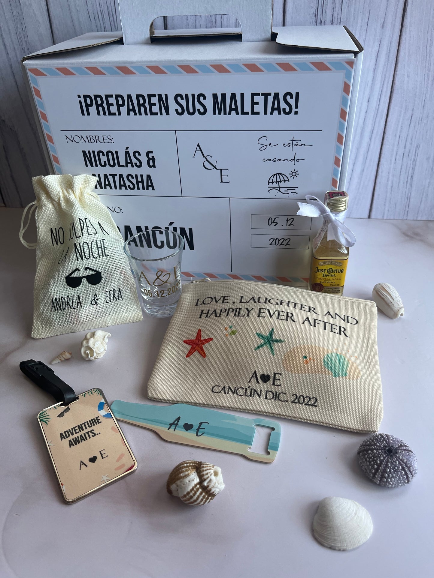 Estuche Kit Supervivencia Boda